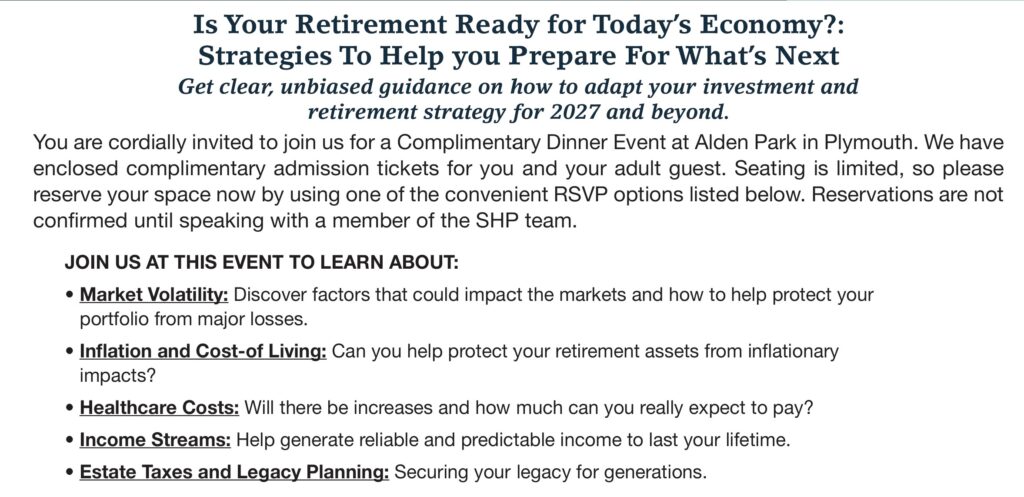 retirement financial advisor